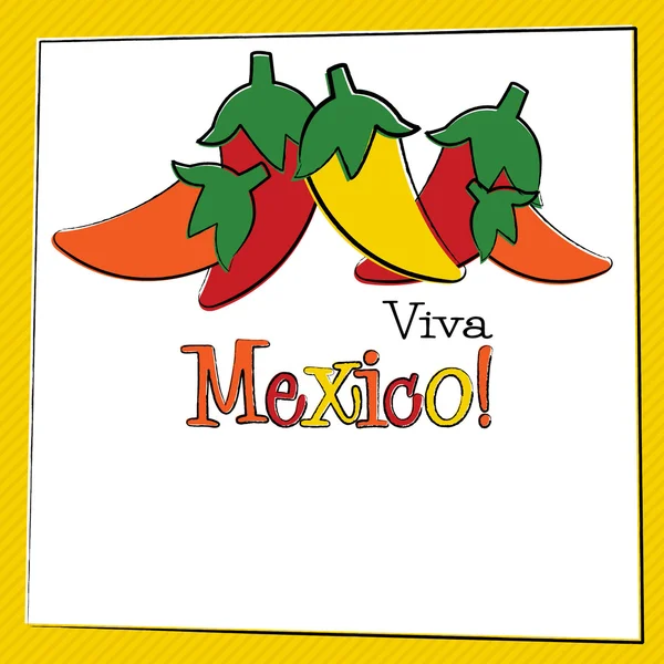 Hand Drawn Cinco de Mayo Chili Pepper in vector format. — Stock Vector