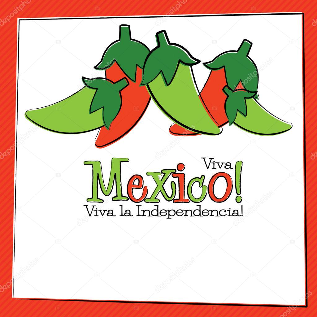 Hand Drawn Cinco de Mayo Chili Pepper in vector format.