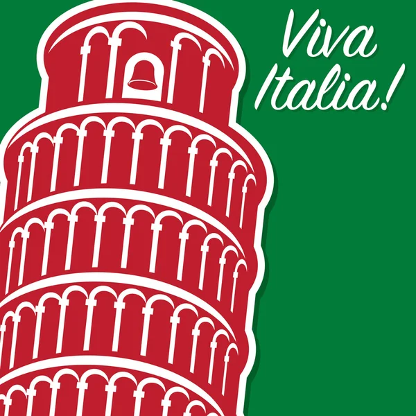 Tarjeta Día de la República Italiana — Vector de stock