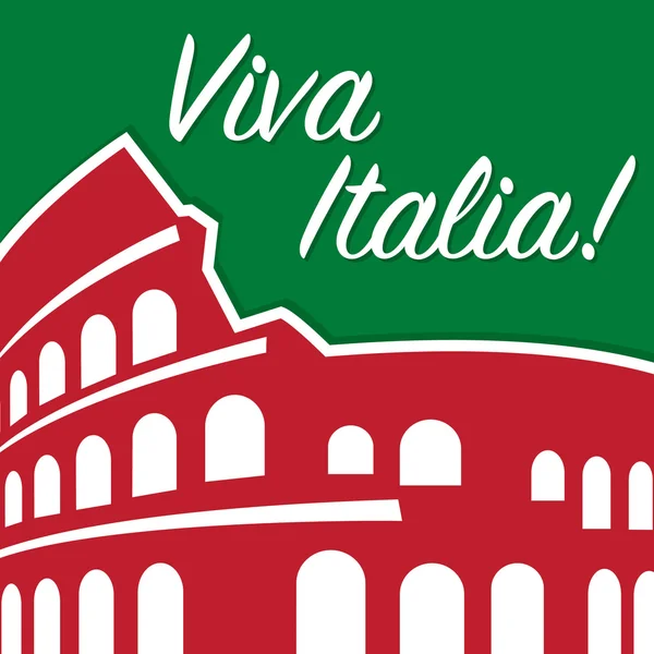 Tarjeta Día de la República Italiana — Vector de stock