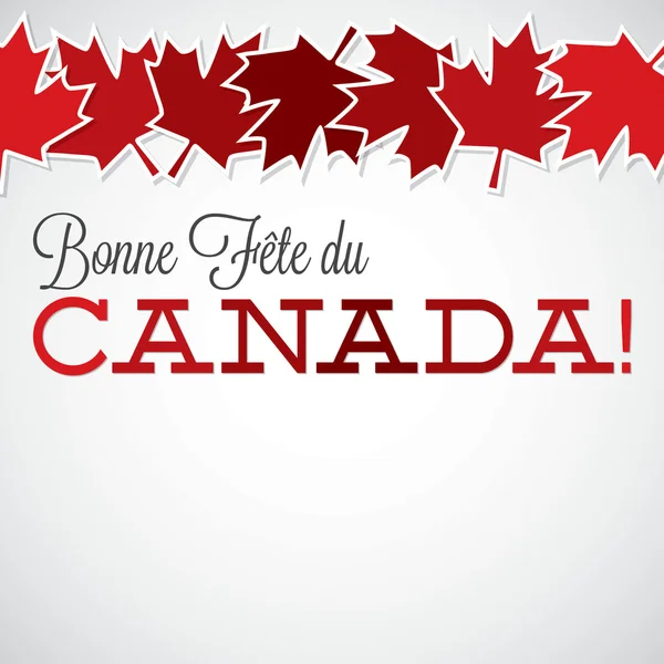 Υπερήφανοι που είναι καναδική κάρτα — Διανυσματικό Αρχείο