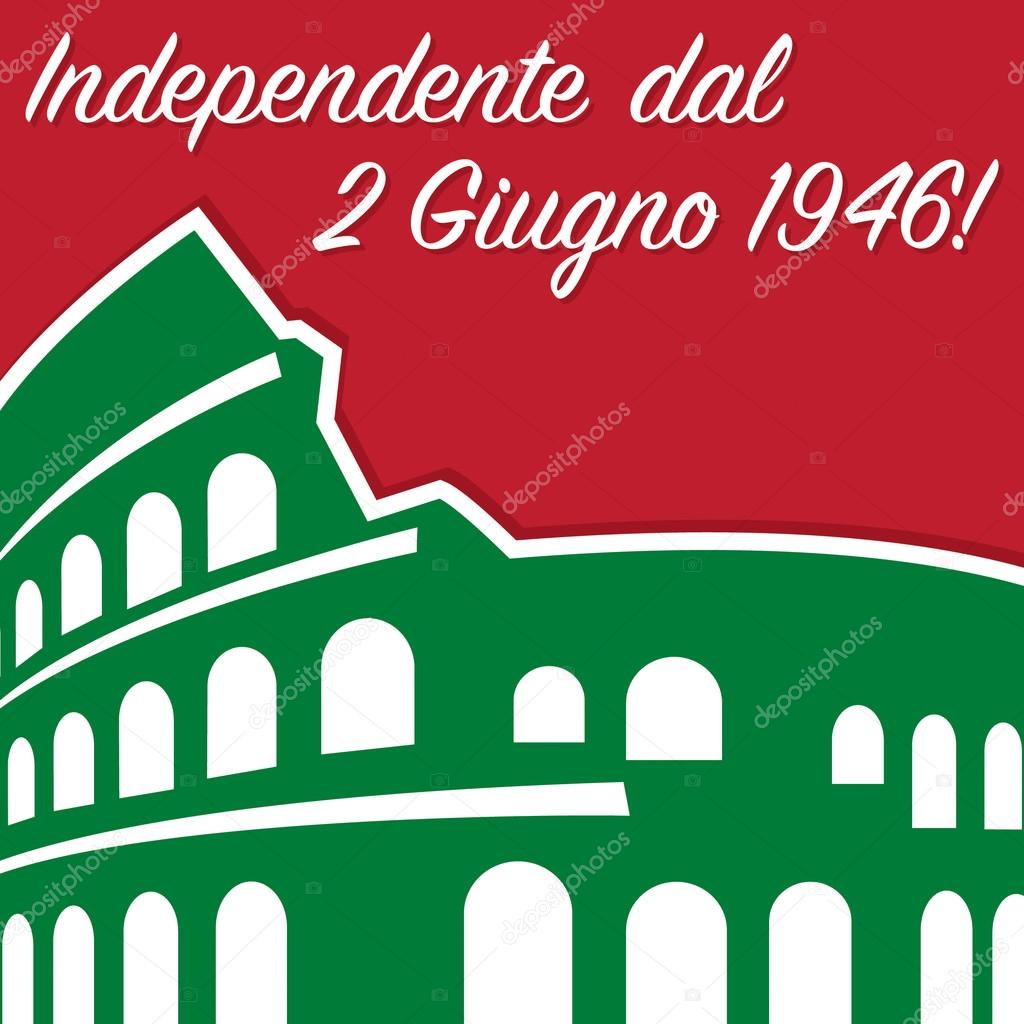 Italian Republic Day card