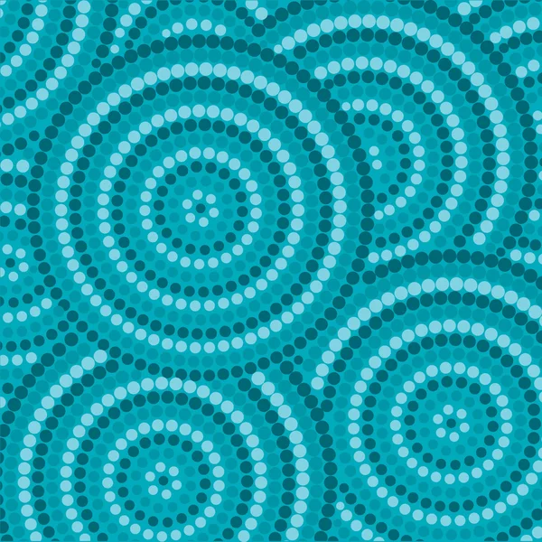 Abstrakte Aborigine-Punktmalerei im Vektorformat. — Stockvektor