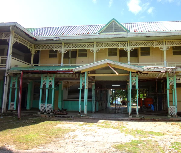 Verlaten Hotel Bij Haven Van Paopao Cook Bay Moorea French — Stockfoto