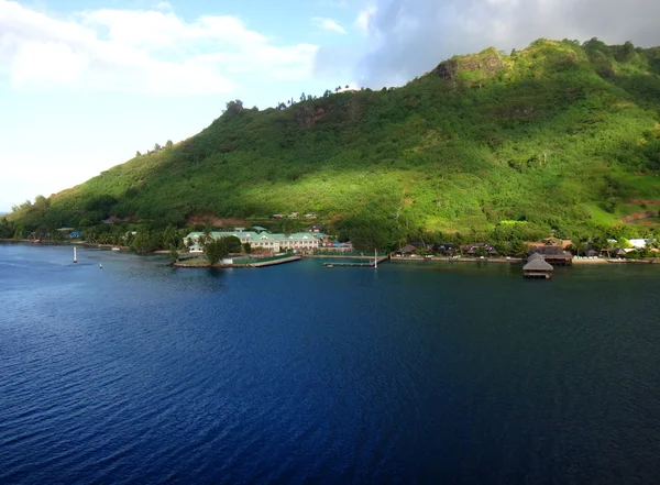 Вид Мурею Лагуны Круизного Судна Французская Полинезия — стоковое фото