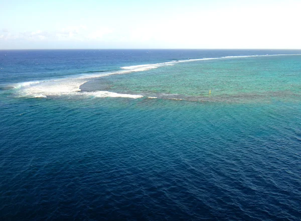 Vista Laguna Moorea Polinesia Francesa —  Fotos de Stock