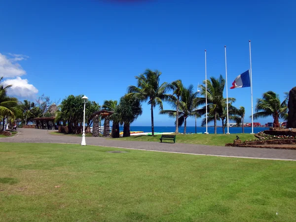 Giardini Ofa Papeete Polinesia Francese — Foto Stock