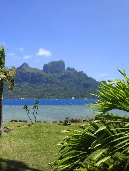 Weergave Van Bora Bora Genootschapseilanden Frans Polynesië — Stockfoto