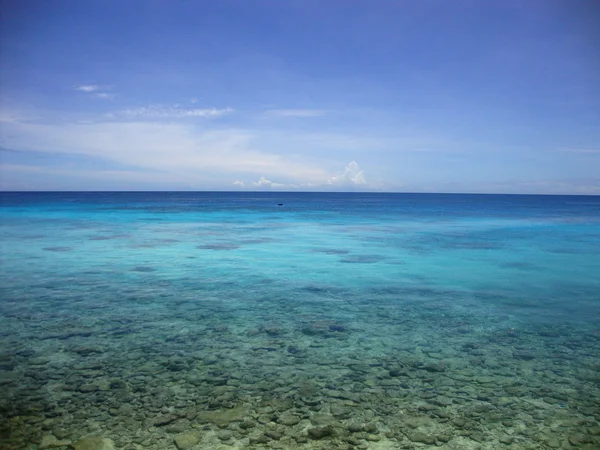 礁石，法属波利尼西亚 — 图库照片