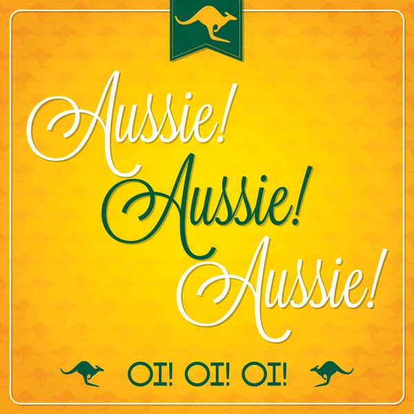 Elegante tipografía Australia Day card en formato vectorial . — Vector de stock