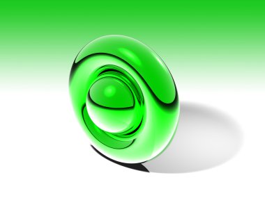 metalik renk ile 3D şekli