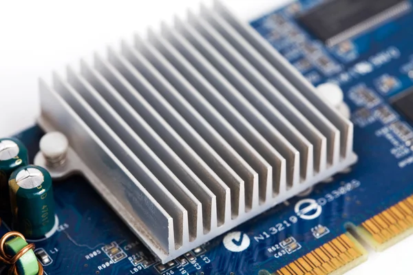 Close up van de heatsink — Stockfoto