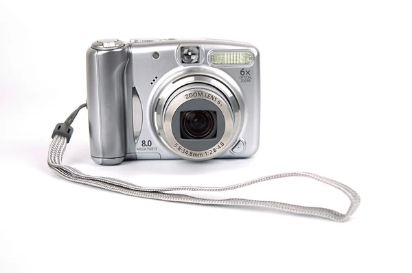 Digital Camera on isolated white background — Stock Photo, Image