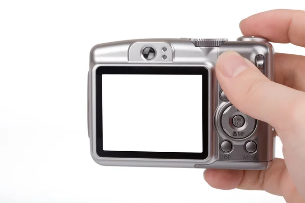 Digital Camera isolated white background — Stock Photo, Image