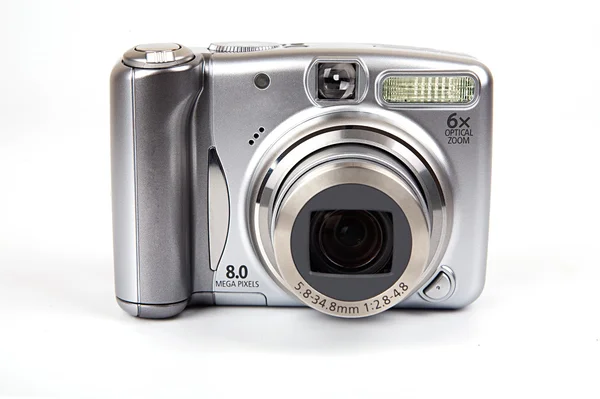 Цифрова камера на ізольованому білому фоні Ліцензійні Стокові Фото