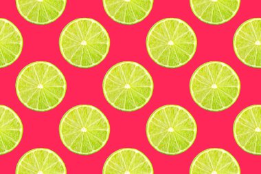 Yaratıcı renkli dokuda izole edilmiş taze meyve deseni