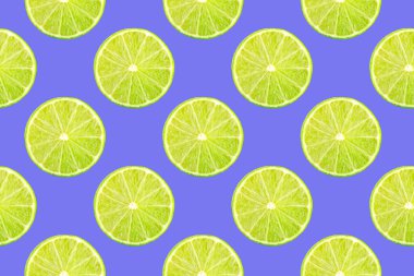 Yaratıcı renkli dokuda izole edilmiş taze meyve deseni