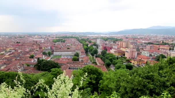 Panorama de Brescia à partir du château — Video