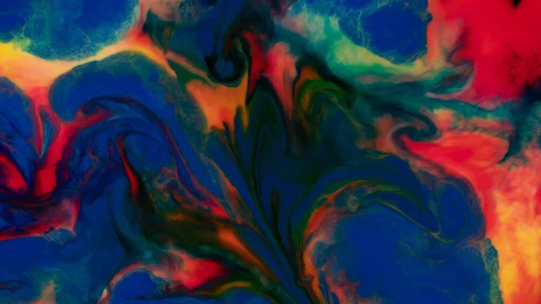 Abstrakter Hintergrund Bewegter Flüssiger Farben Nahaufnahme — Stockfoto