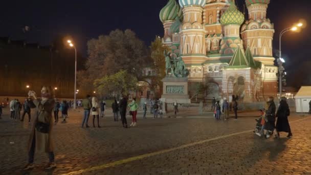 Moscow Russia November 2020 People Walk Red Square — Stock Video