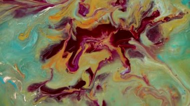 Renkli sıvı arka plan. Akışkan sanat. Renkli Girdap Dokusu