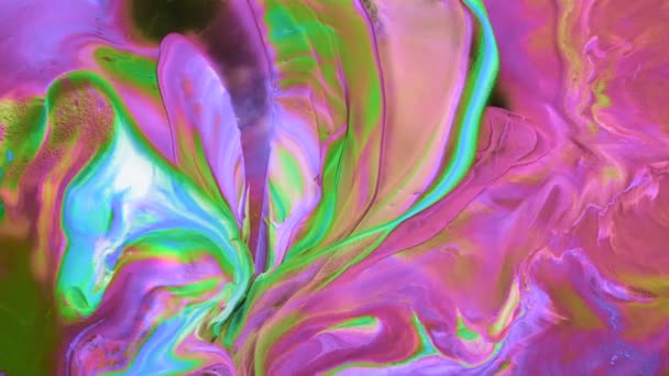 Fondo líquido colorido. Arte fluido. Textura de remolino colorido. — Vídeo de stock