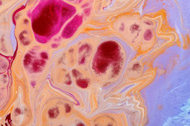 Renkli boyalar güzel soyut bir arkaplan oluşturur.