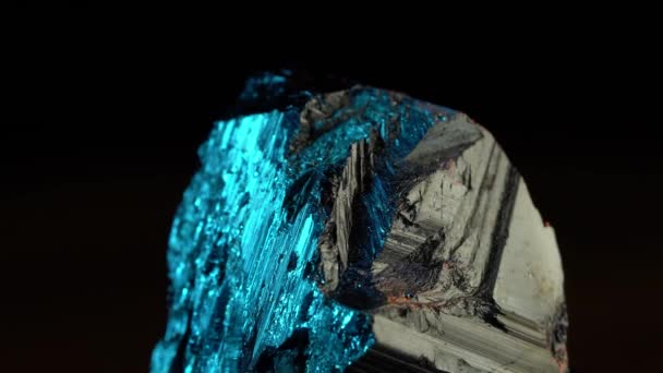 Abstrakter beweglicher Berylliumkristall-Hintergrund. — Stockvideo