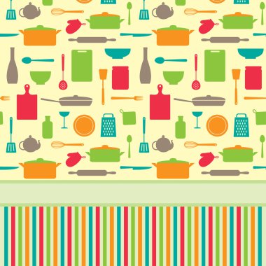 Şirin renkli menü vektör şablonu