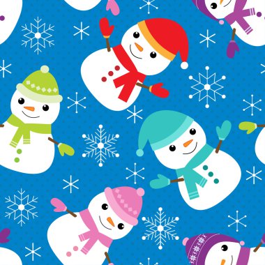 Kardan adam ile vektör desen