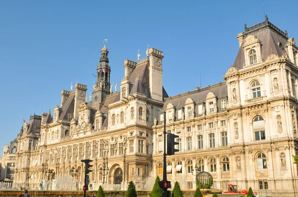 巴黎市政厅 — 图库照片