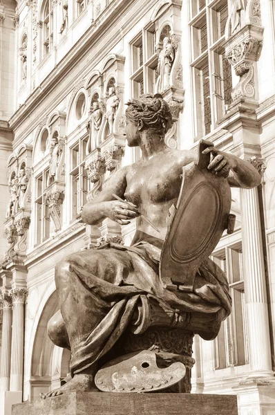 Muse statue in Paris — Stock Photo, Image