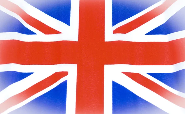 Bandera del Reino Unido con viñeta — Foto de Stock