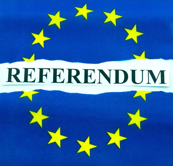 EU-Referendumskonzept — Stockfoto