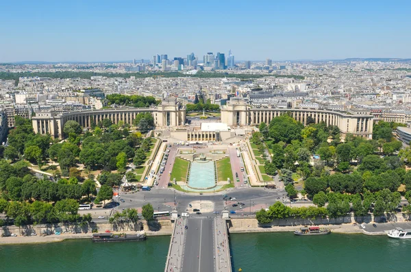 Antenn syn på Paris, Frankrike — Stockfoto