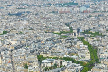 Paris, Fransa 'nın havadan görünüşü 