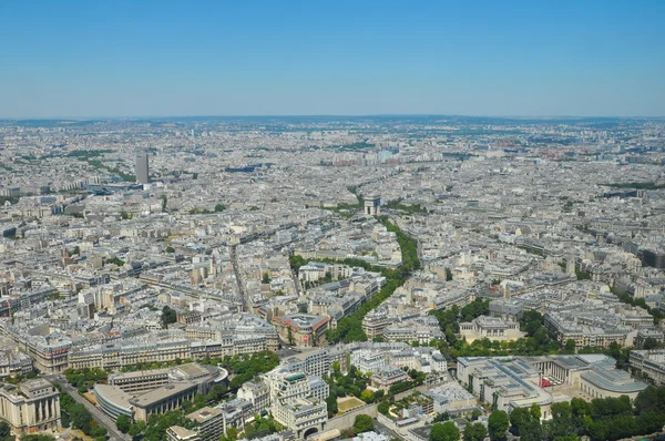 Utsikt över Paris, Frankrike — Stockfoto