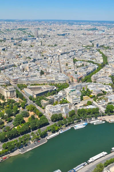 Luftaufnahme von Paris, Frankreich — Stockfoto