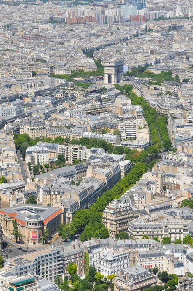 Vista aerea di Parigi, Francia — Foto Stock