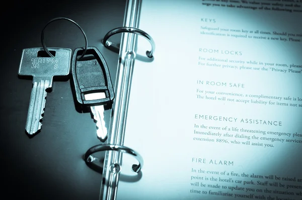 Security concept with  keys — Stock Photo, Image