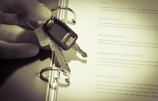 Security concept with keys — Stock Photo, Image