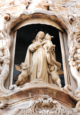 Religious architecture in Valencia, Spain clipart