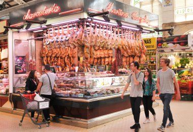 Mercado orta Valencia, İspanya