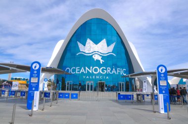 Oceanografic in Valencia, Spain  clipart