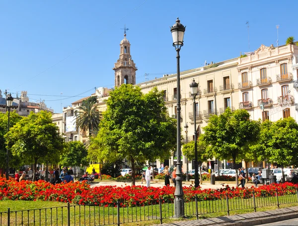 Plaza de la reina i valencia, Spanien — Stockfoto