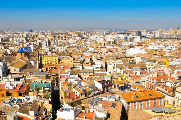 Вид з повітря на Валенсію (Іспанія). — стокове фото