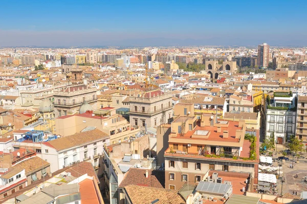 Вид з повітря на Валенсію (Іспанія). — стокове фото