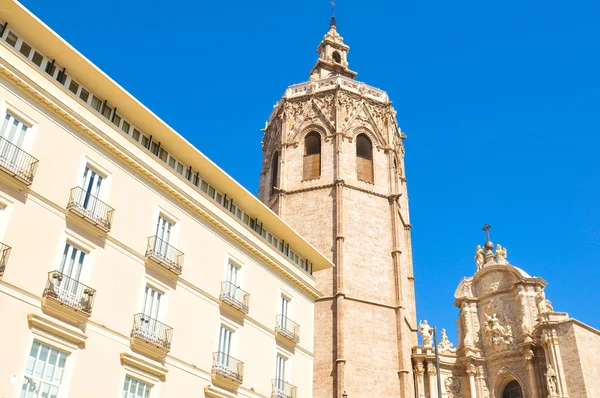 西班牙 Valencia 的钟塔 — 图库照片
