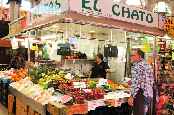 Σούπερ μάρκετ στη Βαλένθια, Ισπανία — Φωτογραφία Αρχείου