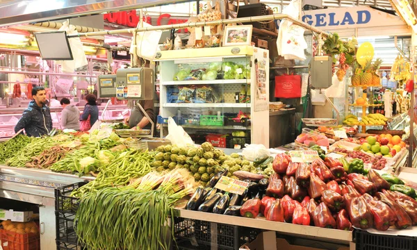 Süpermarket Valencia, İspanya — Stok fotoğraf